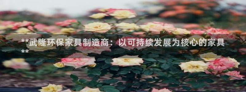 杏耀官网注册地址：**武隆环保家具制造商：以可持续发展为核心