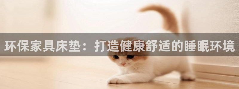 杏耀登入测速：环保家具床垫：打造健康舒适的睡眠环境
