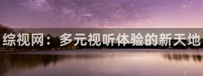 天龙影视官网：综视网：多元视听体验的新天地